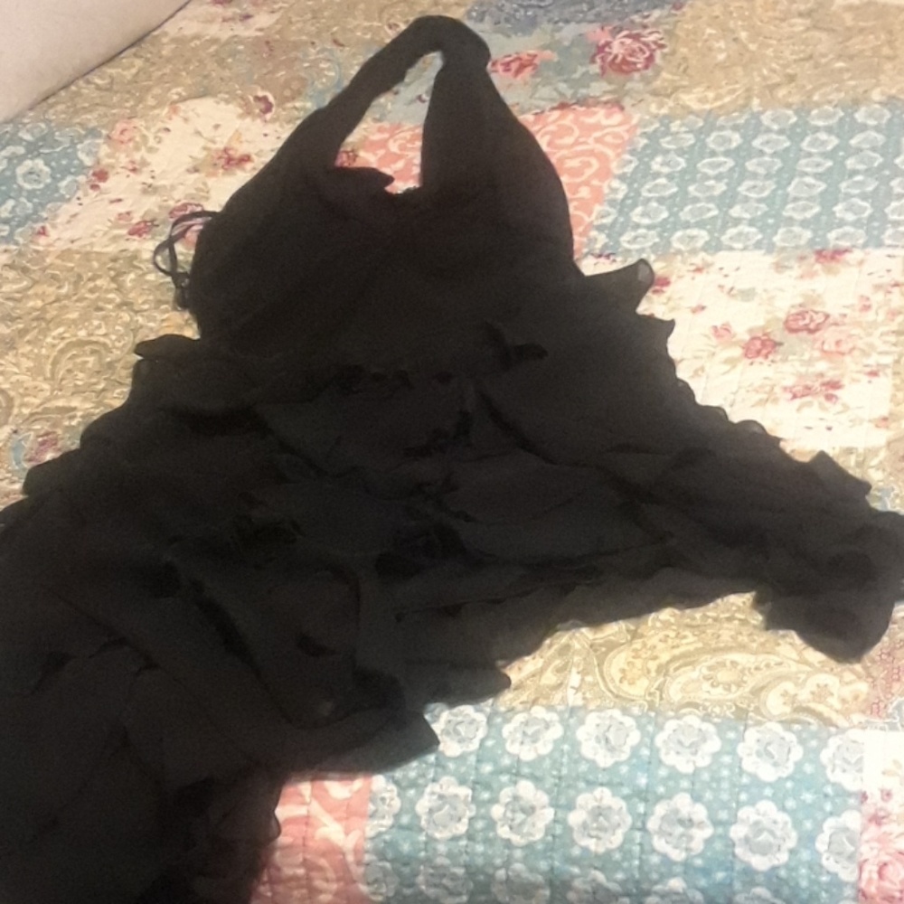 Betsy and Adam halter dress